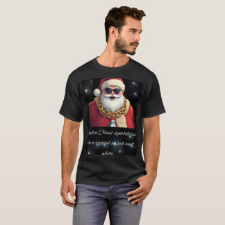 Camiseta especial de Navidad de Papá Noel