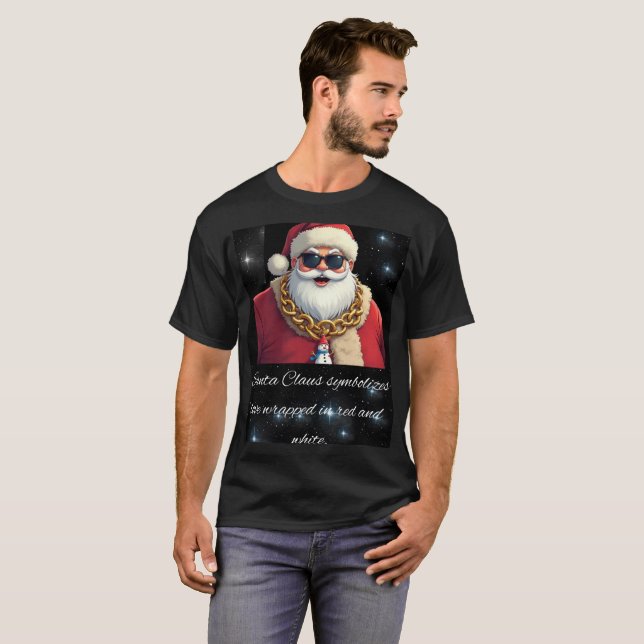 Camiseta especial de Navidad de Papá Noel (Anverso completo)
