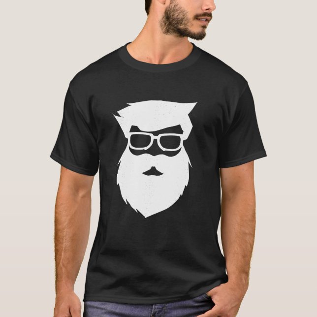 Camiseta Especial Guay SANTA Tee Hipster Gafas de sol más f (Anverso)