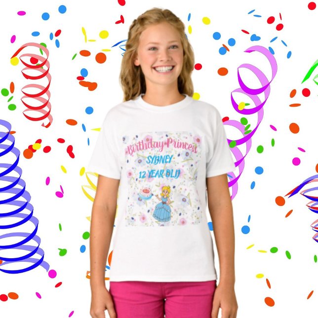 Camiseta especial para princesa de cumpleaños niña (Subido por el creador)