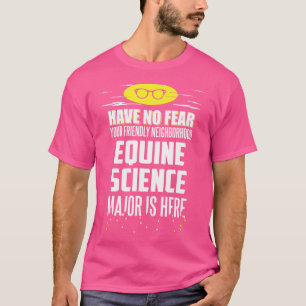 Camiseta Especialidad Divertida en Ciencia Equina No Tenga