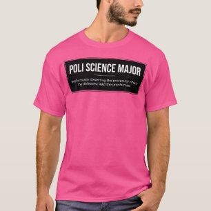 Camiseta Especialidad Divertida en Ciencia Política para Es