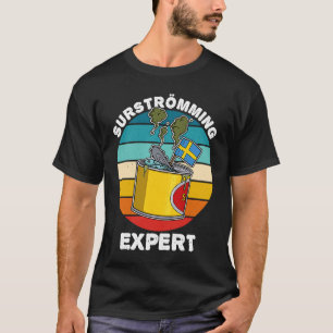 Camiseta Especialidad sueca de pescado Surstromming puke fi