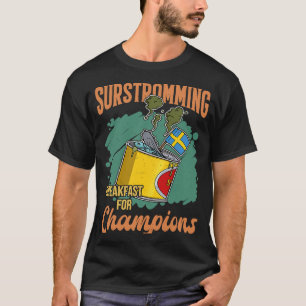 Camiseta Especialidad sueca de pescado Surstromming puke fi