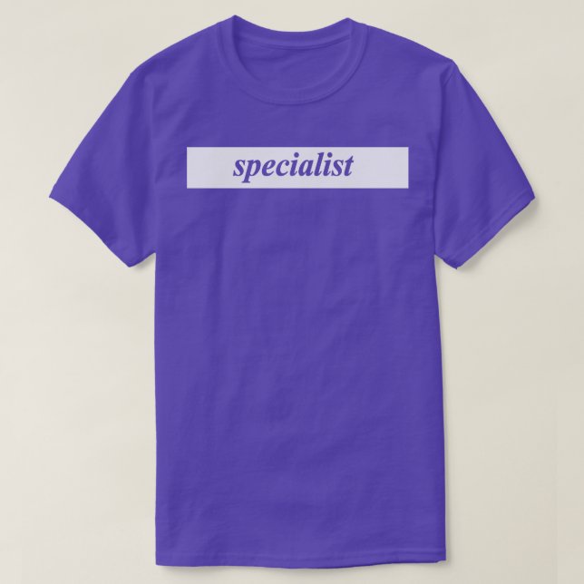 Camiseta especialista (Diseño del anverso)