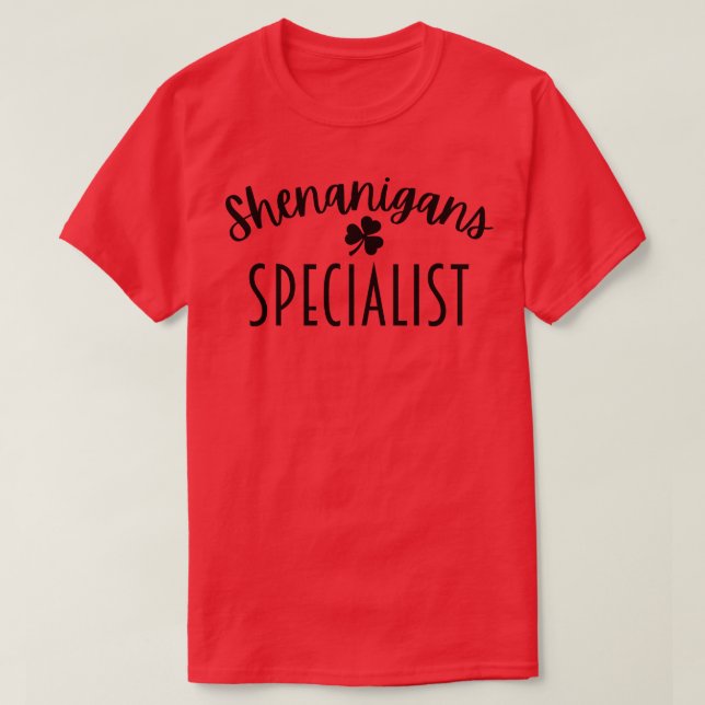 Camiseta Especialista de Shenanigans (Diseño del anverso)