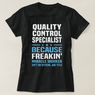 Camiseta Especialista del control de calidad