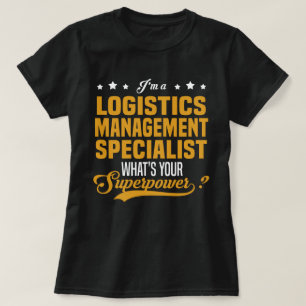 Camiseta Especialista en Administración de Logística