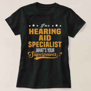 Camiseta Especialista en audífonos