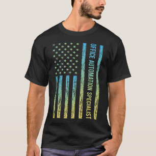 Camiseta Especialista en Automatización de Oficinas Azul Am