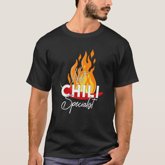 Camiseta Especialista en Chili Caliente (Anverso)