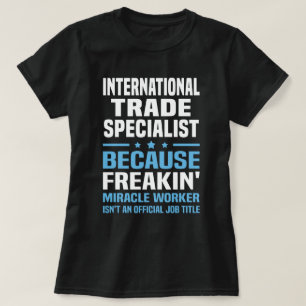 Camiseta Especialista en Comercio Internacional
