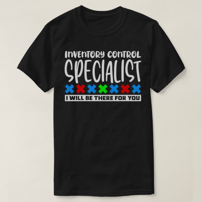 Camiseta Especialista en Control de Inventario (Diseño del anverso)