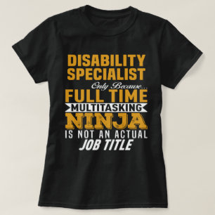 Camiseta Especialista en discapacidad