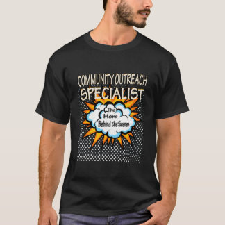 Camiseta Especialista en Divulgación Comunitaria Trabajo Hé