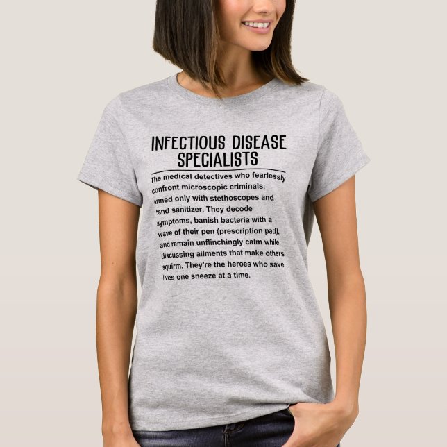Camiseta Especialista en enfermedades infecciosas (Anverso)