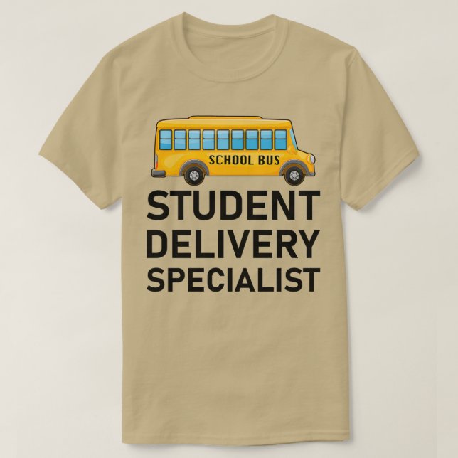 Camiseta Especialista en entrega de estudiantes 3 (Diseño del anverso)