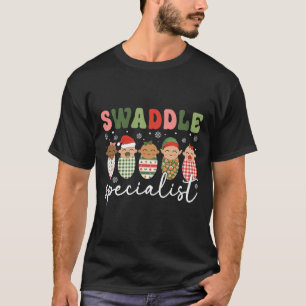 Camiseta Especialista en envolver en pañales Navidad Enferm