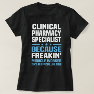 Camiseta Especialista en farmacia clínica