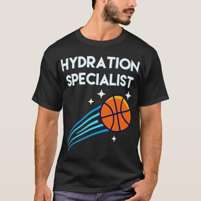 Camiseta Especialista en hidratación Waterboy Basketball Ma (Anverso)