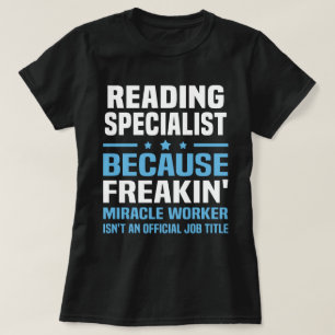 Camiseta Especialista en lectura