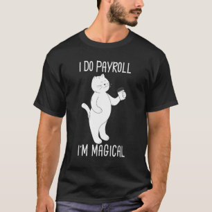 Camiseta Especialista en Nómina Gato Gatito Lindo Empleado