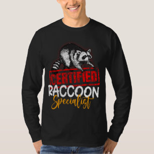 Camiseta Especialista en Raccoon certificado