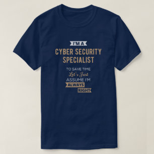 Camiseta Especialista en Seguridad Cibernética