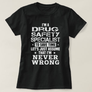 Camiseta Especialista en seguridad de medicamentos