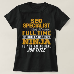 Camiseta Especialista en SEO