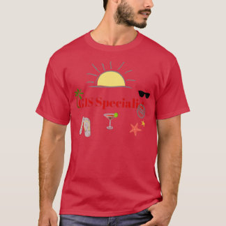 Camiseta Especialista en SIG en vacaciones