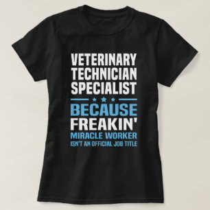 Camiseta Especialista en Técnico Veterinario