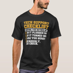 Camiseta Especialista en Tecnología de la Información Sopor
