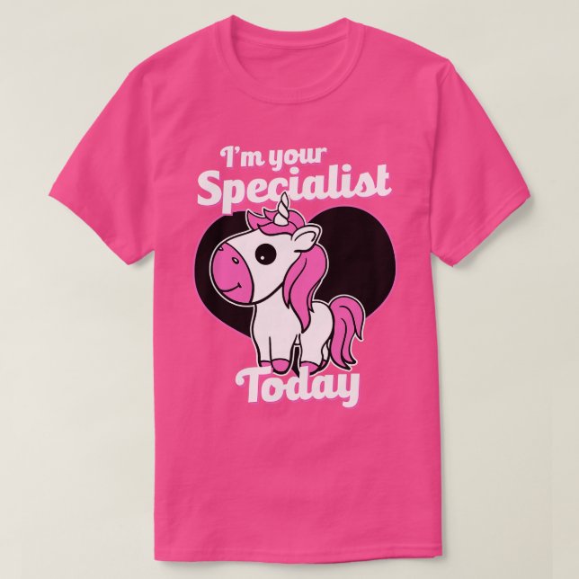 Camiseta Especialista En Vida Infantil Soy Su Especialista  (Diseño del anverso)