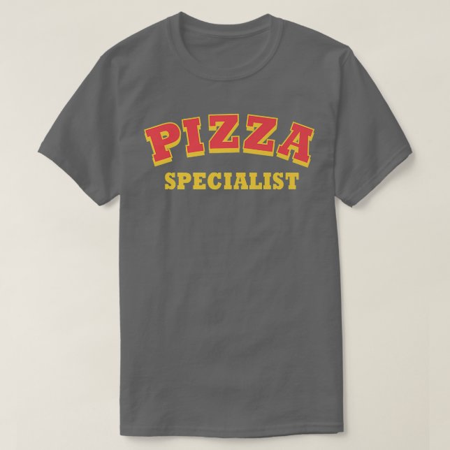 Camiseta Especialista Pizza 24274502 (Diseño del anverso)