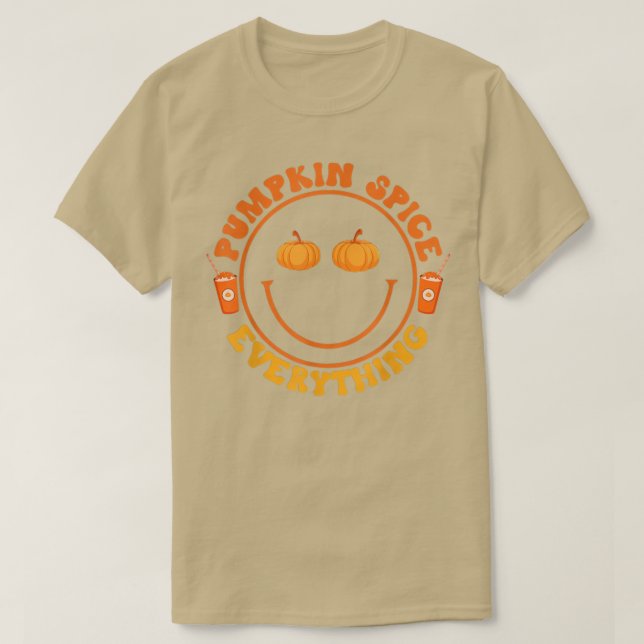 Camiseta Especias de calabaza todo el mundo añora temporada (Diseño del anverso)