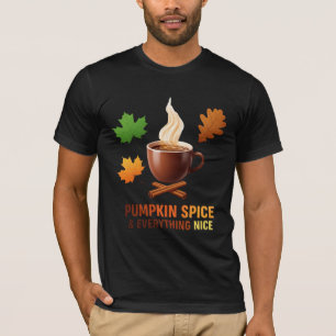 Camiseta Especias de Calabaza y Todo lo Bueno Café de Otoño