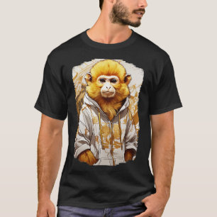 Camiseta Especie amenazada GoldenLion Tamarin Marlow