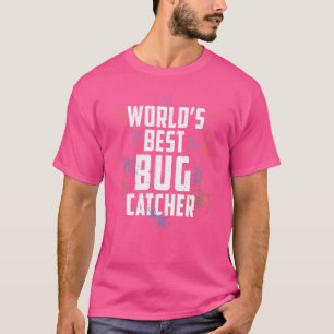 Camiseta Especie de Bug Entomólogo del Mejor Catcher del Mu