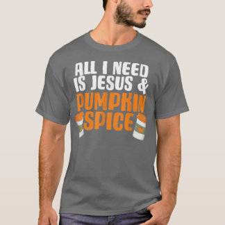 Camiseta Especie de calabaza Jesús otoño otoño estación rel