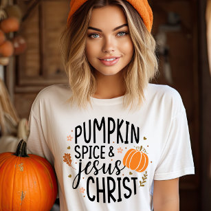 Camiseta Especie de calabaza ligera y moderna y Jesucristo