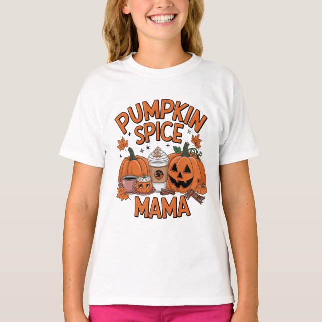Camiseta "Especie de calabaza Mamá - Gráfica de la estación (Anverso)