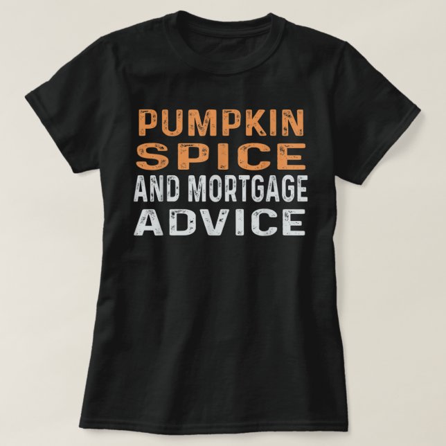 Camiseta Especie de calabaza y consejo hipotecario otoño pr (Diseño del anverso)