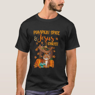 Camiseta Especie De Calabaza Y Temporada De Otoño De Jesucr