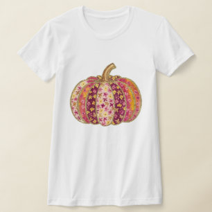 Camiseta Especie de calabaza y todo lo bueno: acuarela otoñ