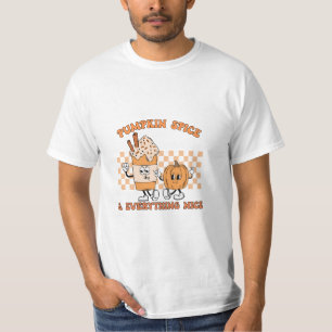 Camiseta Especie de calabaza y todo lo bueno, otoño acogedo