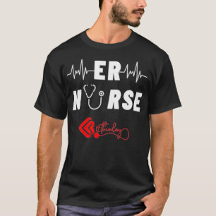 Camiseta Especie de enfermería del Departamento de emergenc
