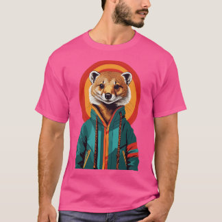 Camiseta Especie en peligro de extinción Mongoose Shai
