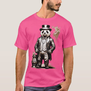 Camiseta Especie en peligro de extinción Oso Panda Dr. Garf