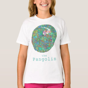 Camiseta Especie en peligro de extinción Pangolín Arte de a